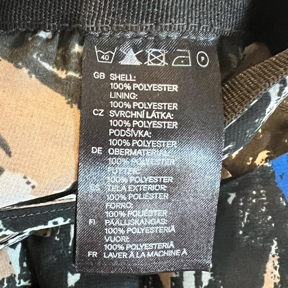 H&M Abstract Print Wrap Midi Skirt Size 8 - Picture 9 of 9